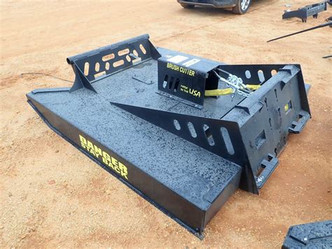 bush hog skid steer auger attachment|skid steer bush hog video.